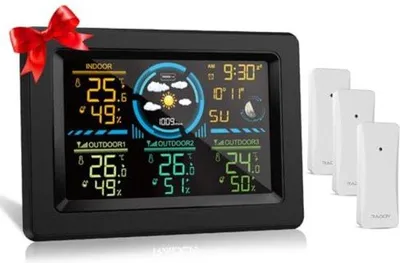 Obrázek produktu pro Bezdrátová meteorologická stanice se 3 venkovními senzory