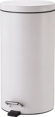 Produktbild von ZWINGO Tretabfalleimer Z2300305 20l Stahl rund weiß