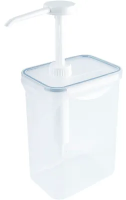 Produktbild von Saucenspender, Dosierer, eckig, Kunststoff, 1,5-3,9 Liter wählbar : 1,5 l Variante: 1,5 l