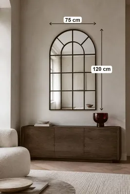 LunaMirror Aster Wandspiegel Antikbronze 120 x 75 cm – Ansicht 1