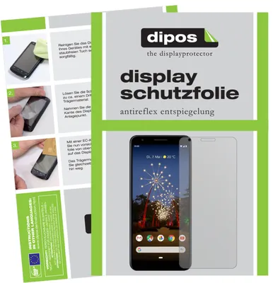 Produktbild von 2x Schutzfolie für Google Pixel 3a matt Displayschutzfolie Folie Display Schutz