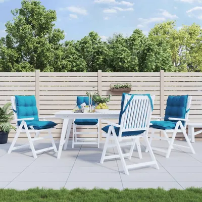 Produktbild von Möbel Niedriglehner-Auflagen 4 Stk. Hellblau Oxford-Gewebe - Gartenmöbelauflagen 377684