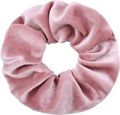 Produktbild von CHPN - Scrunchie - Samt Scrunchie - Haargummi - Rosa - Haarstyling - Haaraccessoires - Wokkel - Accessoire - Froesel - Gummiband