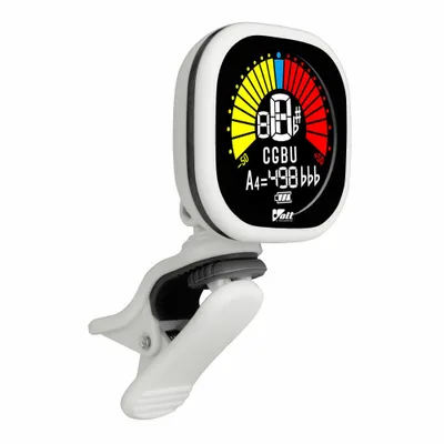 Immagine prodotto di Voggenreiter VOLT Clip-Tuner RCT-5000-white, Stimmgerät, für Gitarre / Bass / Ukulele, Weiß, 1196