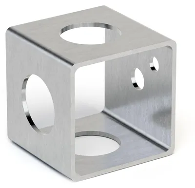 Produktbild von Alberts Multi Cube galvanisch verzinkt, dickschichtpassiviert 40 x 40 x 40 mm