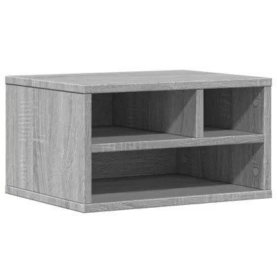 Obrázok produktu pre vidaXL Stojan na tlačiareň Grey Sonoma 40x32x22,5 cm Materiál na báze dreva