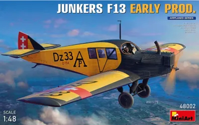Productafbeelding van MiniArt 1:48 Junkers F13, vroege productieversie, plastic modelbouwset