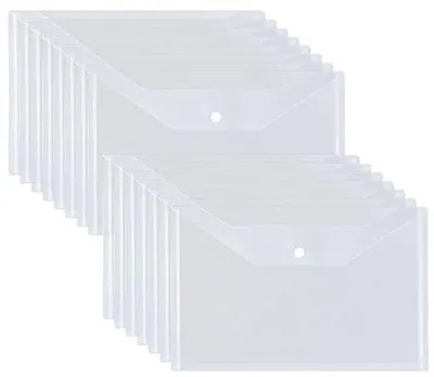 Immagine prodotto di Cartellina trasparente per documenti, polipropilene, formato A4, fermaglio