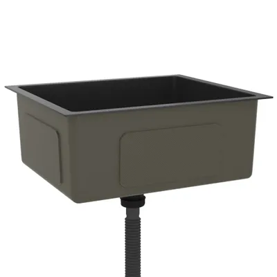 Produktbild von Cloris DesignMöbel Spülen - Schwarz Handgemachte Einbauspüle Schwarz Edelstahl Schlichtes6796002