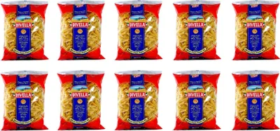 Produktbild von 10x Pasta Divella 100% Italienisch N° 42 Mezze penne Rigate 500 g