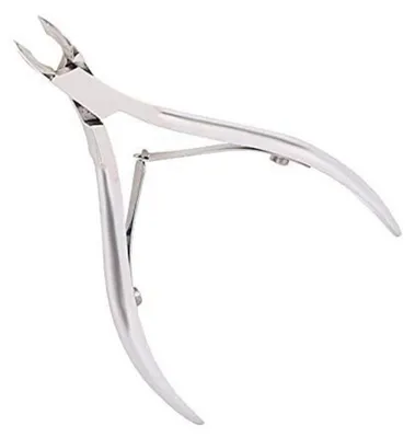Immagine prodotto di Pinzette per cuticole in acciaio inossidabile, color argento, per manicure e pedicure