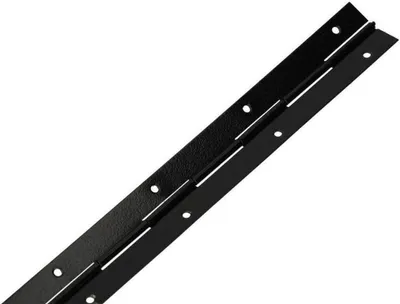 Produktbild von KOTARBAU® Tyčový závěs Klavírní závěs 300/31 mm Černý Dělitelný/řezný závěs Zkracovatelný Stabilní Svařovaný závěs Nábytkový závěs
