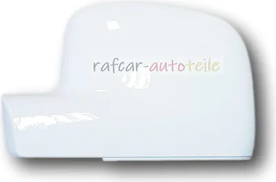 Produktbild von Spiegelkappe Abdeckung Gehäuse lackiert links Für VW CADDY VW TRANSPORTER T5 weiss LB9A