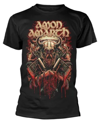 Produktbild von Amon Amarth - "Fight" T-Shirt für Herren/Damen Uni PH5029 (L) (Schwarz)