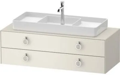 Produktbild von DURAVIT WT4992M39390010 Konsolen-WTU wh White Tulip 550x1300x