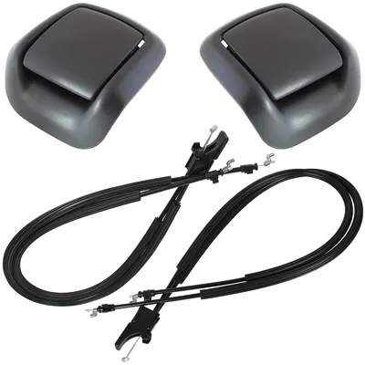 Obrázek produktu pro Ford Fiesta V Mk6 3dveřový / dodávka 01-10 Kabel pro nastavení sedadla (řidič) vlevo + (spolujezdec) vpravo + sklopná rukojeť sedadla vlevo + vpravo, 4dílná sada