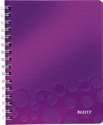 Produktbild von Blok poznámkový linajkový Leitz WOW A5 purpurový