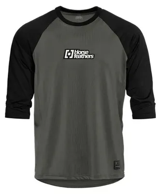 Productafbeelding van Horsefeathers Spike 3/4 Fietsshirt (chimera/zwart)