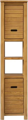 Produktbild von Teako Design Badschrank Ulpia Teakholz FLEGT-lizenziert 35x40x180 cm