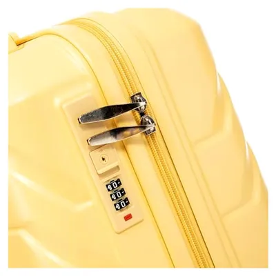 Produktbild von 2-teiliges ABS-Kofferset mit 14" Kosmetiktasche und Zahlenschloss, 14" und 19" Koffer mit 4 Rollen, leicht und robust für Reisen