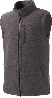 Produktbild von Herren Weste Ivo Men aus 100% gewalkter Wolle, wind- & wasserabweisend, Granit, Größe M