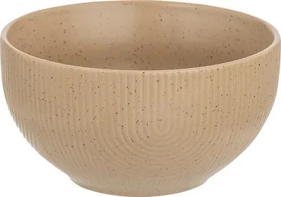 Imagen del producto de Secret de Gourmet | Bol de Steingutschüssel - 600 ml - Beige - Diseño escandinavo - Elegante y funcional