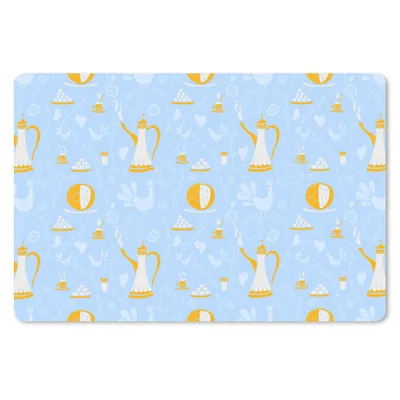 Produktbild von MuchoWow® Schreibtischunterlage Muster - Hoher Tee 60x40 cm - XXL Mauspad - Großes Mauspad