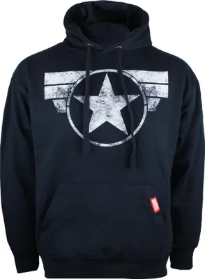 Produktbild von Captain America - Kapuzenpullover für Herren TV149 (S) (Marineblau)