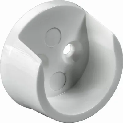 Produktbild von Hettich Schrankrohrlager für runde Schrankrohre Ø 20 mm, weiß