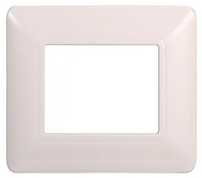 Immagine prodotto di Placca compatibile Bticino Matix 2 moduli plastica colore bianco
