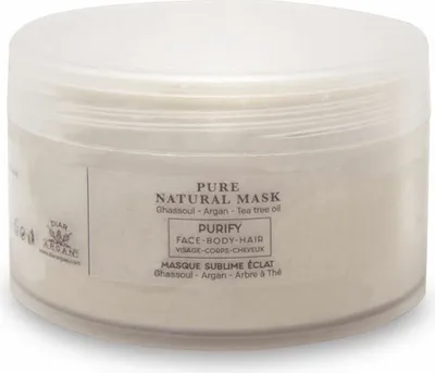 Image de Masque Naturel Pure Huile d'Argan & Ghassoul 200ML