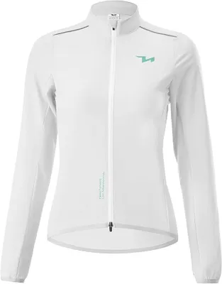Produktbild von ROCKBROS TVI Fahrradjacke Damen Atmungsaktiv Leicht Fahrrad Jacke，Windbreaker Frauen Radjacke für Laufen Pendeln Laufen Wandern Outdoorsport, Weiß L
