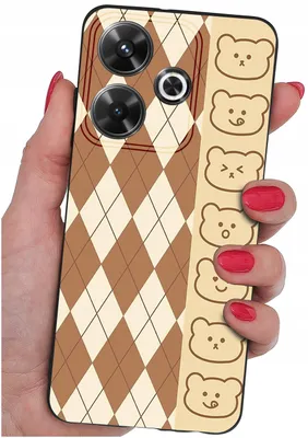 Zdjęcie produktu dla Etui Do Xiaomi Redmi 13 4G Wzory |Silikonowe Matt Case + Szkło 9H