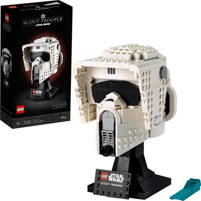 Zdjęcie produktu dla LEGO Star Wars Hełm zwiadowcy szturmowców™, Zestaw do budowania, 18 lat(a), Plastik, 471 szt., 730 g