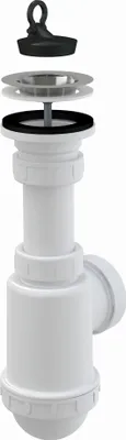 Produktbild von Alcadrain Spülbeckensiphon mit einem Edelstahlgitter DN70