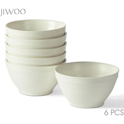 Produktbild von Schale set 6stück Ø11,8cm Salatschalen Müslischale Suppenschale Keramik Schalen für 6 Personen Matt-Glasur Bowl Mikrowellen- und Spülmaschinengest