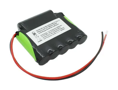 Productafbeelding van Notlichtaccu NiMH 7,2V 1800mAh, type F1x5+1 (Mignon AA), met 200mm kabel, geschikt voor Ledvance (enkelzijdig aansluiting)