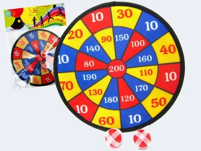 Produktbild von Haftwurfspiel 27cm 2 Bälle