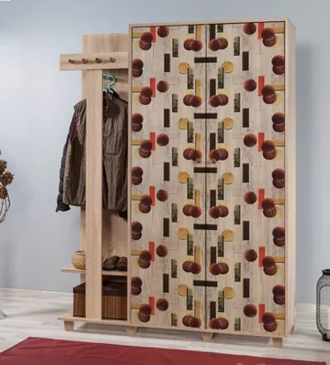 Obrázek produktu pro Skye Decor, Garmanto 135-521, Předsíňový stolek, Sonoma-Eiche, 100 % MELAMINBESCHICHTETE SPANPLATTEN, 135 x 36 x 192 cm