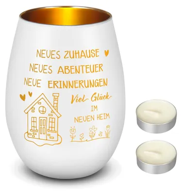Obrázek produktu pro Sada skleněných svícnů s 2 svíčkami pro  bydlení