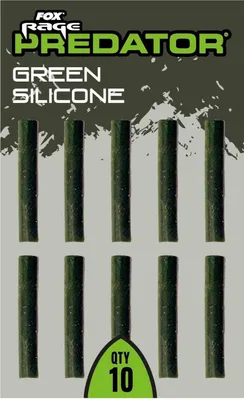 Produktbild von Fox Rage Predator Green Silicone - 10 Sleeves