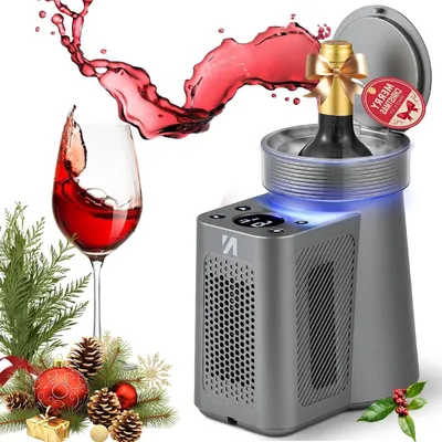 Produktbild von Weinkühler - Weinklimakühlschrank - Flaschenkühler - Champagnerkühler - Getränkekühler - Elektrische Schnellkühlung