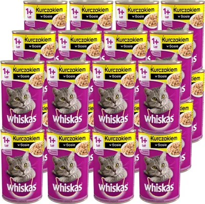 Produktbild von Whiskas 5900951220883, Adult, Huhn, 24 x 400 g
