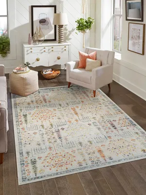 Produktbild von Conceptum Hypnose, Antik 1112 - Beige, Teppich (120 x 180), Beige, 58 % POLYPROYLEN / 32 % BAUMWOLLE / 10 % POLYESTER, 120 x 180 cm