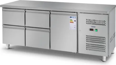 Obrázek produktu pro Expondo Royal Catering Chladicí stůl – 403 l – 1 přihrádka – 4 zásuvky – 179,5 x 71 cm –  – nerezová ocel –