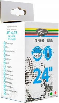 Immagine prodotto di Camera d'aria per bicicletta 24" con valvola Av - Per pneumatici 24X1,75-24X2,125