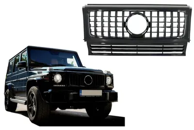 Image de Grille de calandre pour Mercedes G W463 1990-2014 Nouveau design G63 GT-R Panamericana.