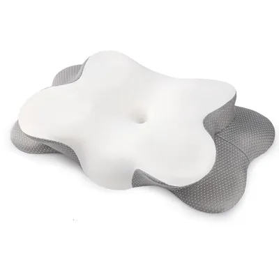 Produktbild von Nackenkissen Kopfkissen, Memory Foam Kissen, Nackenstützkissen Ergonomisches für Seiten, Weiß