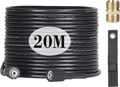 Produktbild von Famanu Hochdruckreinigungs-Schlauch 20 m M22 x 14 mm - Ersatzverlängerung für Hochdruckreiniger