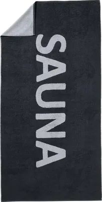 Produktbild von Erwin Müller Saunatuch anthrazit-silber 90x180 cm